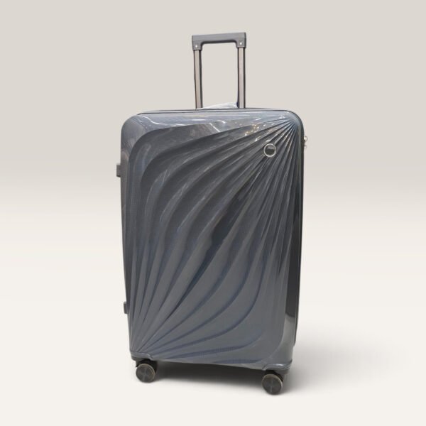 Partner Lightweight Polycarbonat Hard Shell Trolley Luggage D1 (Metallic Grey)